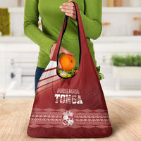 Mate Ma'a Tonga Grocery Bag Basic Ngatu Kupesi Motif LT7 - Polynesian Pride