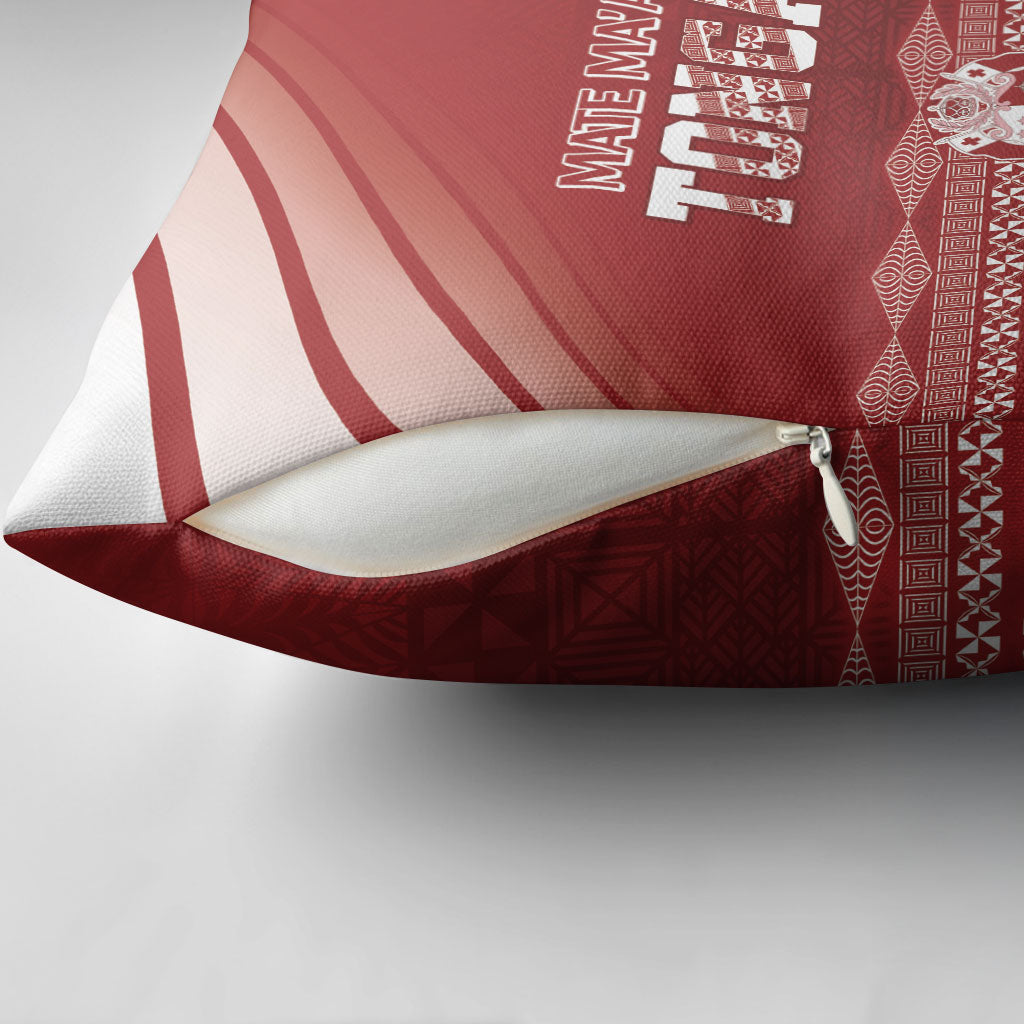Mate Ma'a Tonga Pillow Cover Basic Ngatu Kupesi Motif