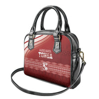 Mate Ma'a Tonga Shoulder Handbag Basic Ngatu Kupesi Motif