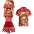 Hawaii Tiki Christmas Couples Matching Mermaid Dress and Hawaiian Shirt Mele Kalikimaka LT7 - Polynesian Pride