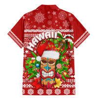 Hawaii Tiki Christmas Family Matching Mermaid Dress and Hawaiian Shirt Mele Kalikimaka LT7 - Polynesian Pride