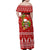 Hawaii Tiki Christmas Family Matching Off Shoulder Maxi Dress and Hawaiian Shirt Mele Kalikimaka LT7 - Polynesian Pride