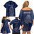 Scotland Rugby Personalized Family Matching Off Shoulder Short Dress and Hawaiian Shirt Thistle Royal Style