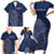 Scotland Rugby Personalized Family Matching Short Sleeve Bodycon Dress and Hawaiian Shirt Thistle Royal Style