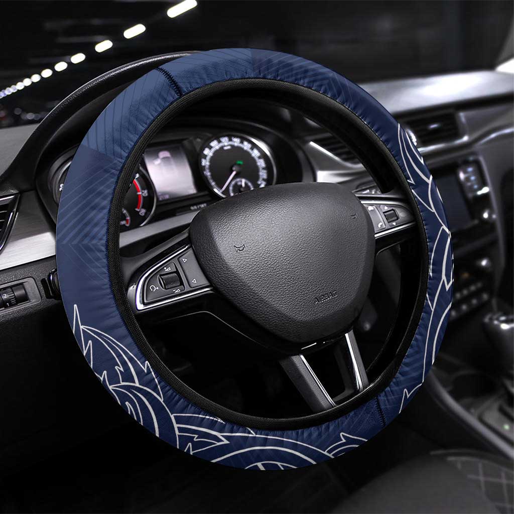 Scotland Rugby Steering Wheel Cover Thistle Royal Style