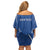 Italy Rugby Personalized Family Matching Off Shoulder Short Dress and Hawaiian Shirt Azzurro Savoia - Renaissance Inspired