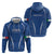 Italy Rugby Personalized Hoodie Azzurro Savoia - Renaissance Inspired