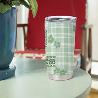Hawaiian Quilt Tapa On Pastel Mint Palaka Motifs Tumbler Cup