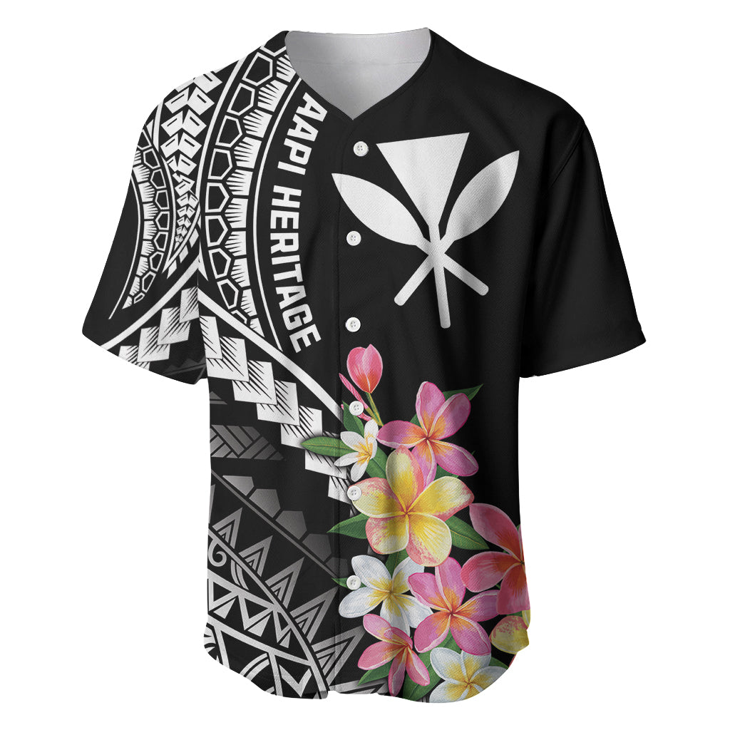 AAPI Heritage Month Baseball Jersey Kanaka Hawaii Plumeria