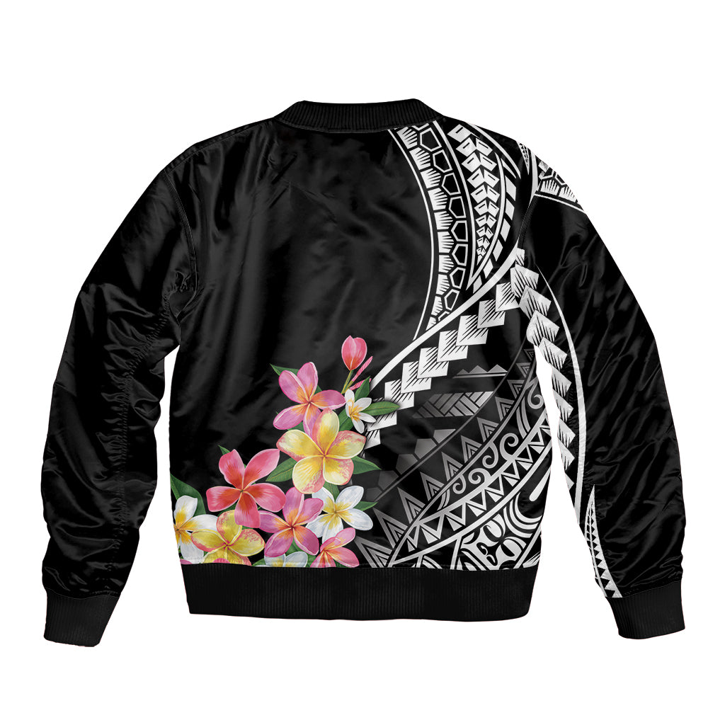 AAPI Heritage Month Bomber Jacket Kanaka Hawaii Plumeria