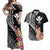 AAPI Heritage Month Couples Matching Off Shoulder Maxi Dress and Hawaiian Shirt Kanaka Hawaii Plumeria