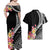 AAPI Heritage Month Couples Matching Off Shoulder Maxi Dress and Hawaiian Shirt Kanaka Hawaii Plumeria