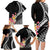 AAPI Heritage Month Family Matching Long Sleeve Bodycon Dress and Hawaiian Shirt Kanaka Hawaii Plumeria