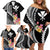 AAPI Heritage Month Family Matching Off Shoulder Short Dress and Hawaiian Shirt Kanaka Hawaii Plumeria