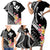 AAPI Heritage Month Family Matching Short Sleeve Bodycon Dress and Hawaiian Shirt Kanaka Hawaii Plumeria