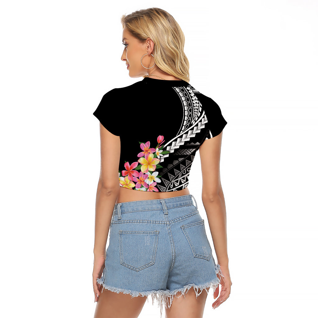 AAPI Heritage Month Raglan Cropped T Shirt Kanaka Hawaii Plumeria