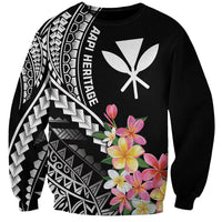 AAPI Heritage Month Sweatshirt Kanaka Hawaii Plumeria