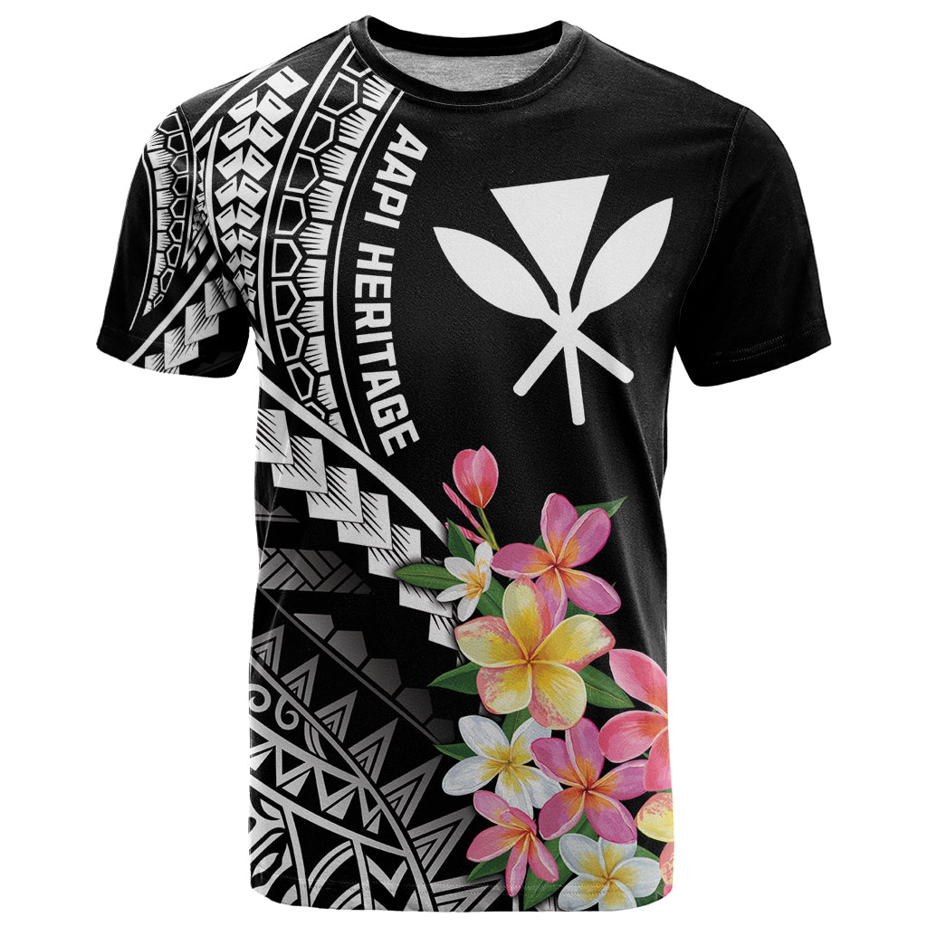 AAPI Heritage Month T Shirt Kanaka Hawaii Plumeria