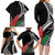 AAPI Heritage Month Family Matching Long Sleeve Bodycon Dress and Hawaiian Shirt Samoa Teuila