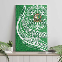 Tonga Liahona High School Personalized Canvas Wall Art Ngatu Tokelaufeletoa Motifs