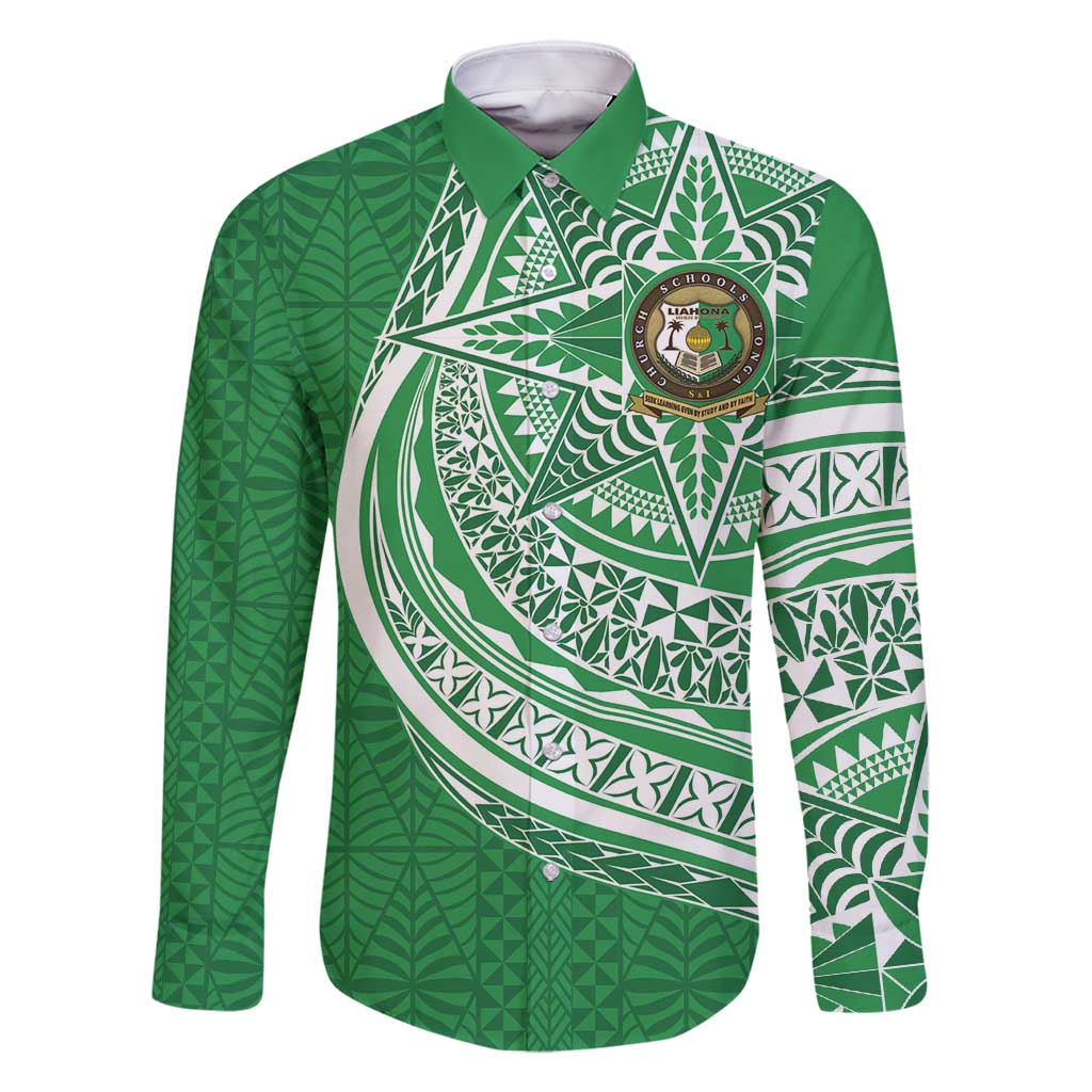 Tonga Liahona High School Personalized Family Matching Long Sleeve Bodycon Dress and Hawaiian Shirt Ngatu Tokelaufeletoa Motifs