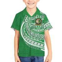 Tonga Liahona High School Personalized Family Matching Off Shoulder Maxi Dress and Hawaiian Shirt Ngatu Tokelaufeletoa Motifs