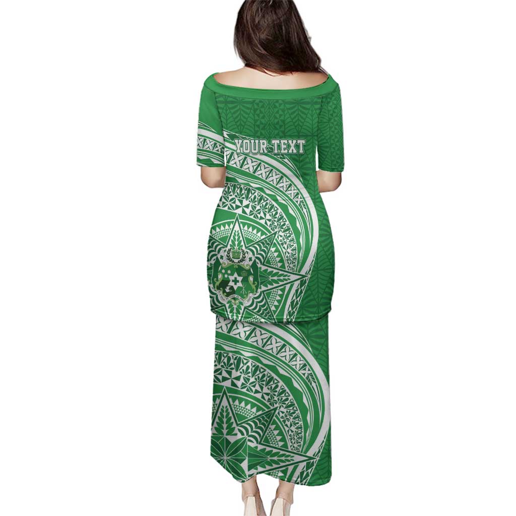 Tonga Liahona High School Personalized Family Matching Puletasi and Hawaiian Shirt Ngatu Tokelaufeletoa Motifs