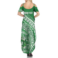 Tonga Liahona High School Personalized Family Matching Summer Maxi Dress and Hawaiian Shirt Ngatu Tokelaufeletoa Motifs