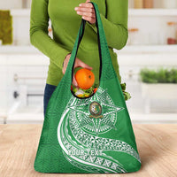 Tonga Liahona High School Personalized Grocery Bag Ngatu Tokelaufeletoa Motifs