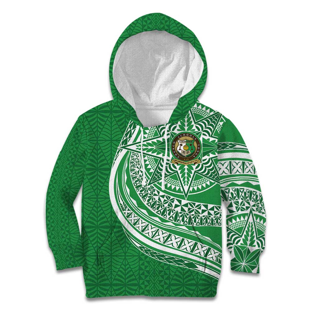 Tonga Liahona High School Personalized Kid Hoodie Ngatu Tokelaufeletoa Motifs
