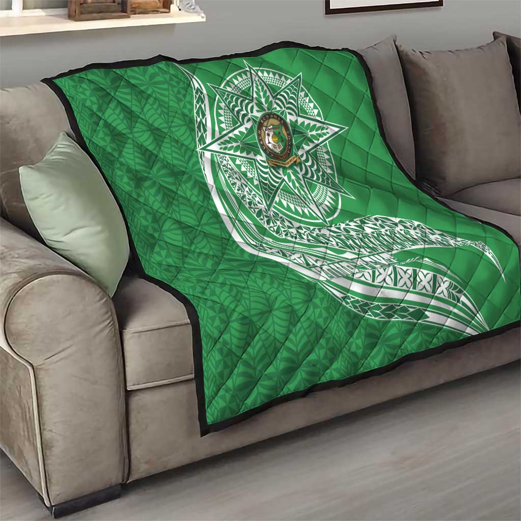 Tonga Liahona High School Personalized Quilt Ngatu Tokelaufeletoa Motifs