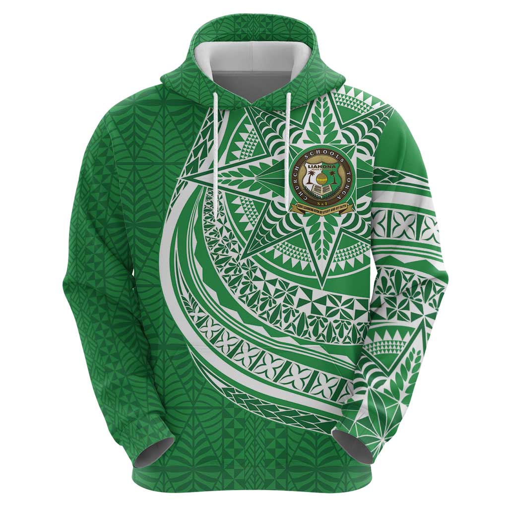 Tonga Liahona High School Personalized Zip Hoodie Ngatu Tokelaufeletoa Motifs