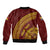 Tonga High School Bomber Jacket THS Anniversary Ngatu Motif