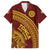 Tonga High School Family Matching Long Sleeve Bodycon Dress and Hawaiian Shirt THS Anniversary Ngatu Motif