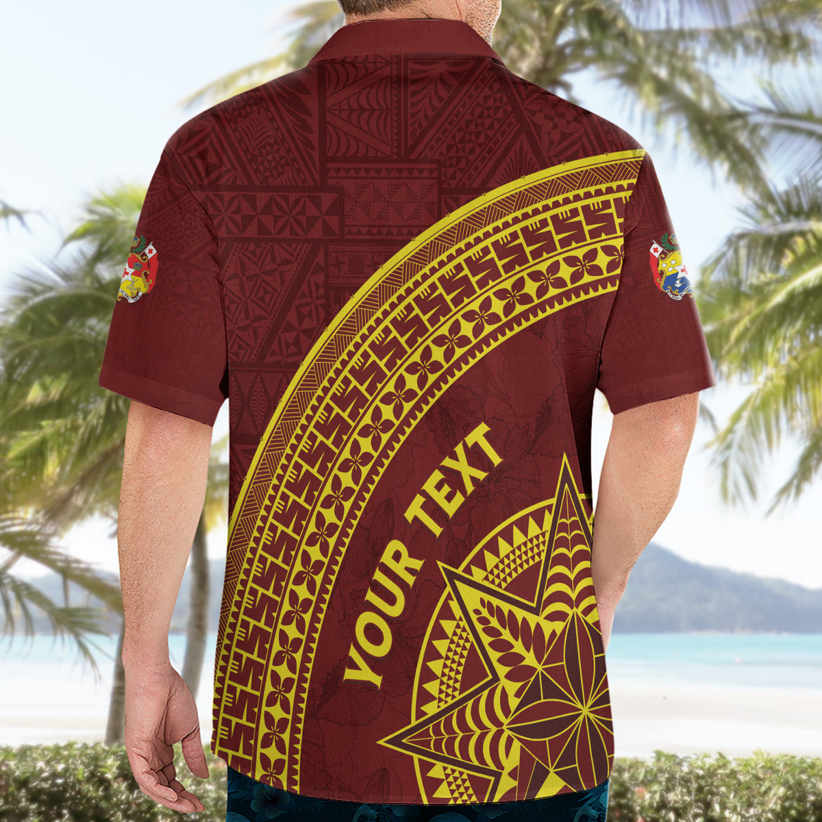 Tonga High School Hawaiian Shirt THS Anniversary Ngatu Motif