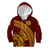 Tonga High School Kid Hoodie THS Anniversary Ngatu Motif