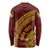 Tonga High School Long Sleeve Shirt THS Anniversary Ngatu Motif