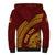 Tonga High School Sherpa Hoodie THS Anniversary Ngatu Motif