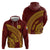 Tonga High School Zip Hoodie THS Anniversary Ngatu Motif