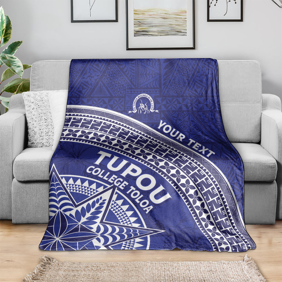 Tupou College Toloa Blanket Ngatu Tapa Mix Style LT7 - Polynesian Pride