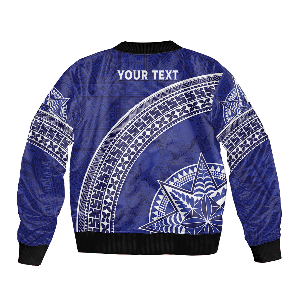 Tupou College Toloa Bomber Jacket Ngatu Tapa Mix Style LT7 - Polynesian Pride