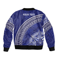 Tupou College Toloa Bomber Jacket Ngatu Tapa Mix Style LT7 - Polynesian Pride
