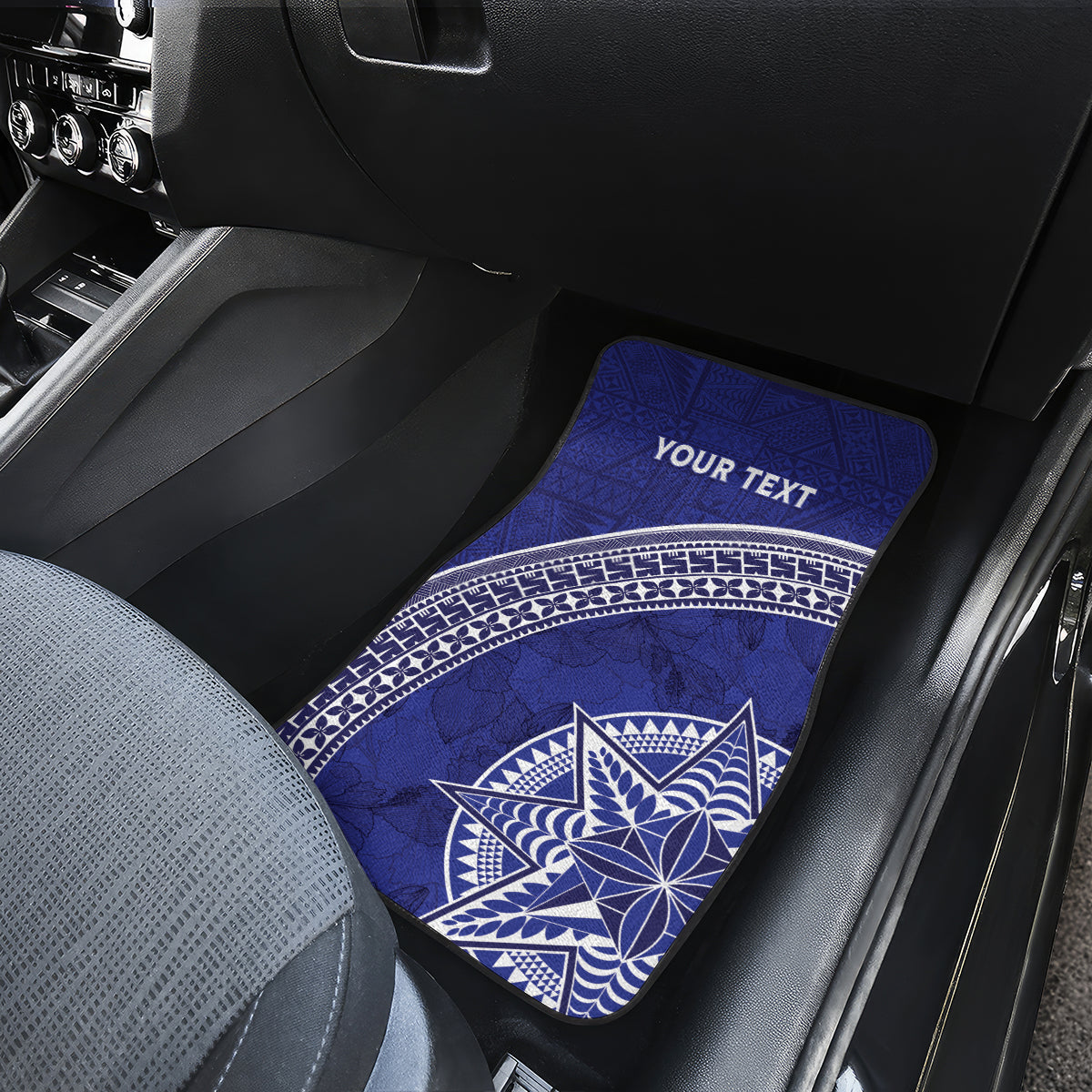 Tupou College Toloa Car Mats Ngatu Tapa Mix Style LT7 - Polynesian Pride