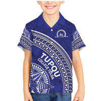 Tupou College Toloa Family Matching Mermaid Dress and Hawaiian Shirt Ngatu Tapa Mix Style