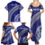 Tupou College Toloa Family Matching Summer Maxi Dress and Hawaiian Shirt Ngatu Tapa Mix Style