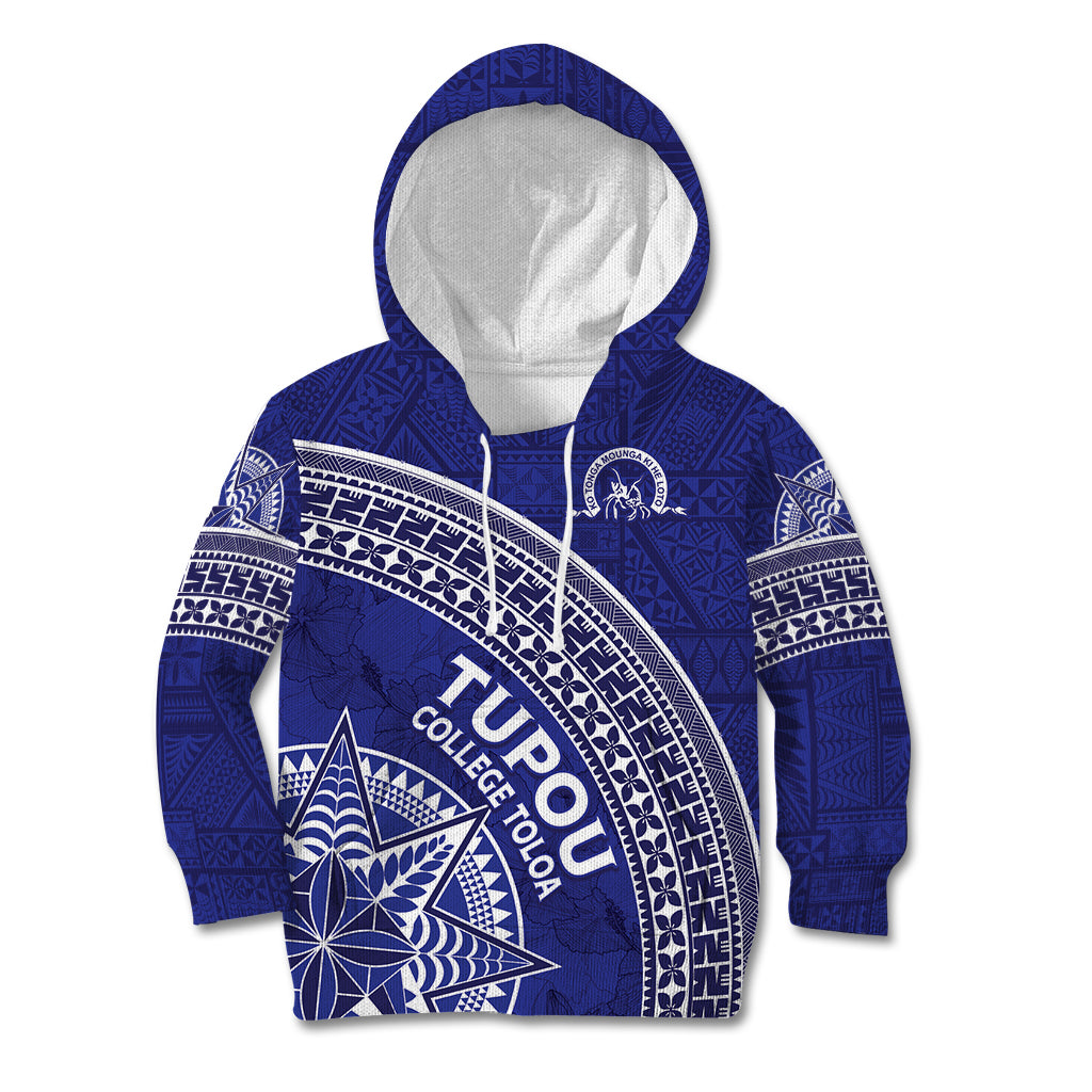 Tupou College Toloa Kid Hoodie Ngatu Tapa Mix Style