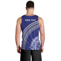 Tupou College Toloa Men Tank Top Ngatu Tapa Mix Style LT7 - Polynesian Pride