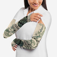 Aloha Hawaii Tapa Arm Sleeves Summer Green Hawaiian Ipu - Polynesian Pride