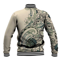 Aloha Hawaii Tapa Baseball Jacket Summer Green Hawaiian Ipu LT7 - Polynesian Pride