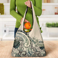 Aloha Hawaii Tapa Grocery Bag Summer Green Hawaiian Ipu LT7 - Polynesian Pride